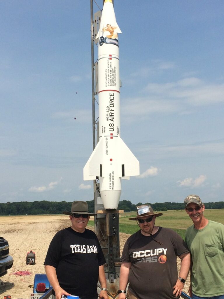 High-power rocketry on the desert playa